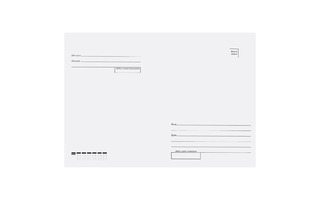 Конверт бумажный почтовый 229*324 С4 "Куда-кому" отрывная лента С4.250.2/352277