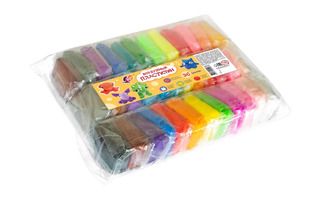 Пластилин легкий 36 цв Луч прыгающий,не тонущий 34С 2230-08