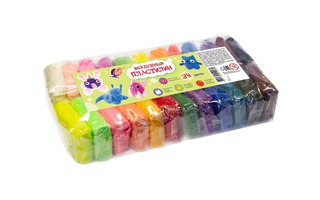 Пластилин легкий 24 цв Луч прыгающий,не тонущий 34С 2229-08