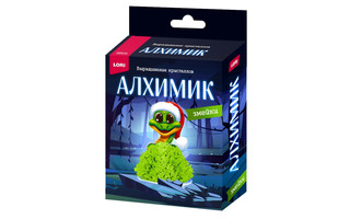 Набор для творчества "Выращивание кристаллов.Фигурки.Змейка Зеленая" Крф-037