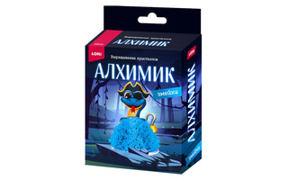 Набор для творчества "Выращивание кристаллов.Фигурки.Змейка Голубая" Крф-036