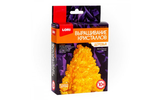 Набор для творчества "Выращивание кристаллов.Деревья.Желтая елочка" Крд-004
