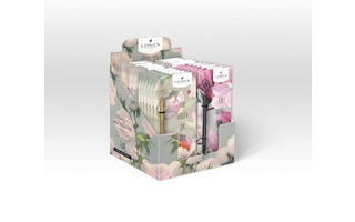 Ручка шариковая "Lorex .Simple Slim Chic Blossoms" автомат синяя 0,7мм ассорти LXOPSC-BM