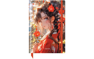 Ежедневник А5  136л "Девушка" н/датир тв.пер. DuA5_32677 BG