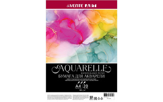 Папка для акварели А4 20л "deVente.ART" 180г/м² в пакете 2131202