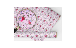 Бумага упаковочная 67*97см "Букетик из роз" код 404 15.11.02412