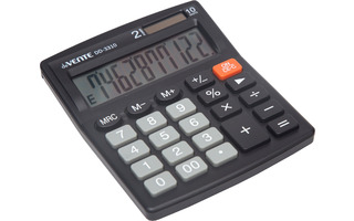 Калькулятор deVENTE 10 разряд 105*127*25мм DD-3310 черный 4031321