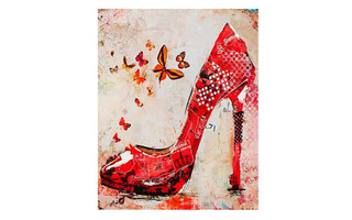 Мозаика алмазная "Туфелька" 21*25см частичная выкладка М-11838 Mazari