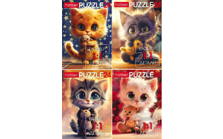 Пазлы Хатбер   24эл "Мягкие и пушистые" ассорти 24ПЗ5 088342