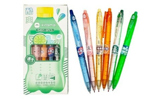 Ручка гелевая "Water" автомат черная 0,5мм DF-83/№5491 тонирован.корп (только упак)