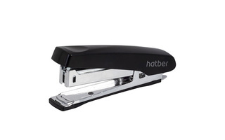 Степлер №10 12л "Hatber.Gentle" с антистеплером черный DS_085962