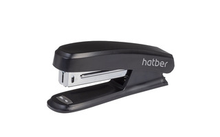 Степлер №10 12л "Hatber" с антистеплером черный DS_085950