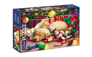 Пазлы Хатбер 1000эл "Premium.Пушистые подарки" 1000ПЗ2_32955 089503