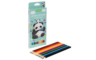 Карандаши 12 цв "ECO.Плюшевые панды" CS_087797 Хатбер