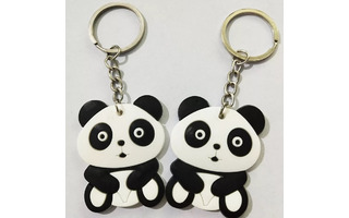 Брелок "Панда.Плоская" резина KEY-8