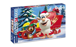 Пазлы Хатбер   24эл M AXI "Новогодний.Буба" 24ПЗ2_33151