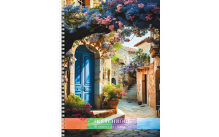 Скетчбук А4  50л "Уютный уголок" гребень тв.обл 100г/м² 50Тт4Агр_31596 087200 Хатбер