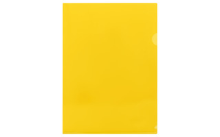 Папка уголок А4 "СТАММ" 150мкм желтый ММ-30745