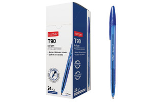 Ручка шариковая "Hatber.T-90" масл.основа синяя 0,7мм ВР_062568