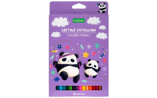 Карандаши 18 цв "ECO.Плюшевые панды" CS_087798 Хатбер