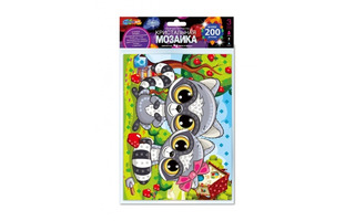 Набор для творчества "Кристальная мозаика.Еноты" 17*23см CRYST-114761 385212 (6953)