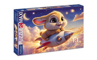 Пазлы Хатбер   24эл MAXI "Premium.Зайка-мечтатель" 24ПЗ2_33152