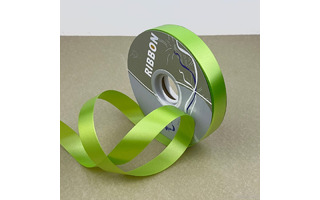 Лента декоративная 2см*100м полипропилен салатовая 20*100 S66