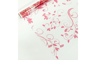 Пленка в рул  70см Цветная.Вьюнок розовый 32884ПУ