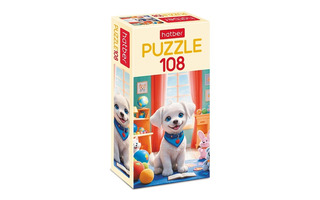Пазлы Хатбер  108эл "Белые ушки" 108ПЗ4_33209 089716