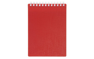 Блокнот А7  80л "CANVAS" красный на гребне пласт.обл 80Б7В1гр_05315 081535  Хатбер