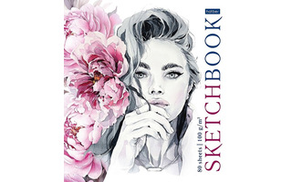Скетчбук А5  80л "Чарующая нежность" на гребне тв.обл. 100г/м² 80Тт5Aгрз_30159 087773 Хатбер