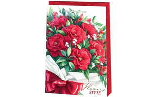 Сумка ламинированная 22*31 "Стильный букет" 10-40-225