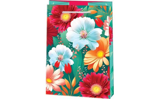 Сумка ламинированная 18*23 "Цветы" 10-30-461