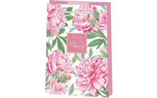 Сумка ламинированная 14*18 "Пионы" 10-20-167