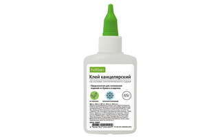 Клей силикатный  65гр "Hatber" с дозатором 65FN_10065