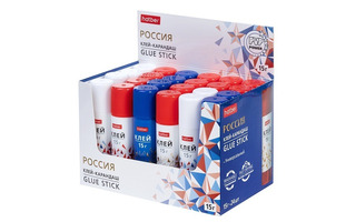 Клей-карандаш 15г "Hatber Россия" GS_087400