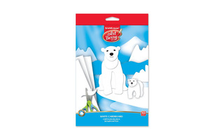 Картон белый В5 10л мелованный "ArtBerry" 37216