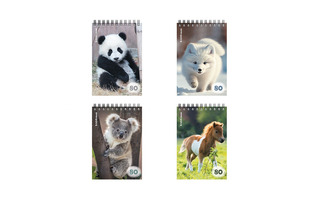 Блокнот А6   80л "Пушистики" на спирале 54297 49674 ErichKrause