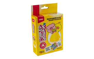 Набор для творчества "Выращивание кристаллов.Стикерняшки.Попкорновое настроение" желтый Кфо-004