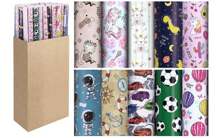 Бумага упаковочная 70*100см "Золотая сказка.For Kids" (цена за 1лист) 591918