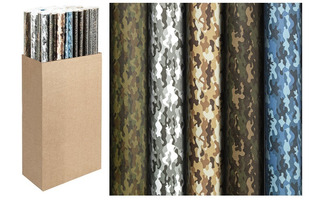 Бумага упаковочная 70*100см "Золотая сказка.Military" (цена за 1лист) 592055