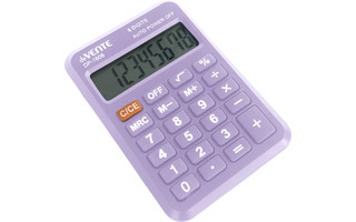 Калькулятор deVente  8 разряд 58*88*11мм DP-1608P сиреневый 4030403