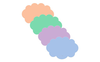 Доска для лепки А4 "ErichKrause.Matt Pastel Bloom" облачко 61242