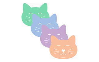 Доска для лепки А4 "ErichKrause.Matt Pastel Bloom" кошка 61243