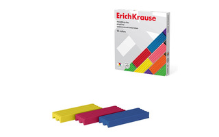 Пластилин 10 цв "Erich Krause.Basic" 160 гр 50640