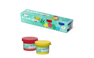 Гуашь  4 цв "ErichKrause.Baby" пальчиковая 35мл  с Алоэ Вера 61397