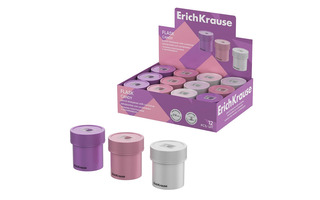Точилка "Erich Krause.Flask.Candy" с контейнером 60050