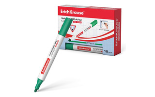 Маркер "ErichKrause.W-170" для белых досок зеленый 2мм 13046