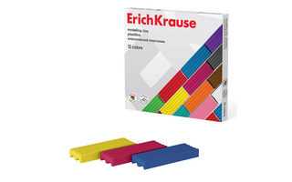 Пластилин 12 цв "Erich Krause.Basic" 192 гр 50558
