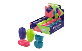 Точилка "Erich Krause.Eva.Reef" с контейнером 60037